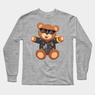 Biker Teddy Bear 2.0 Long Sleeve T-Shirt